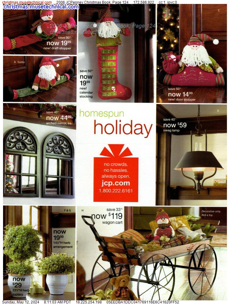 2006 JCPenney Christmas Book, Page 124