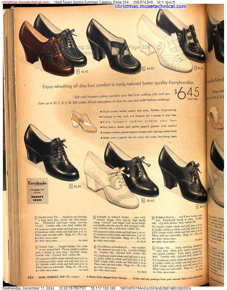 1948 Sears Spring Summer Catalog, Page 334