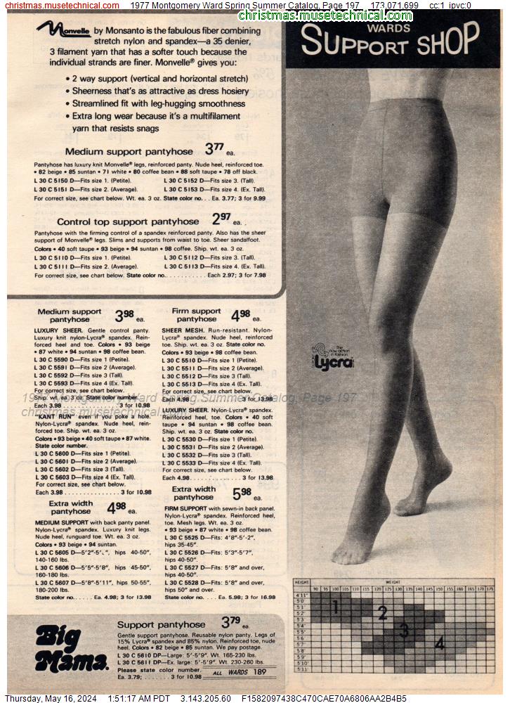 1977 Montgomery Ward Spring Summer Catalog, Page 197