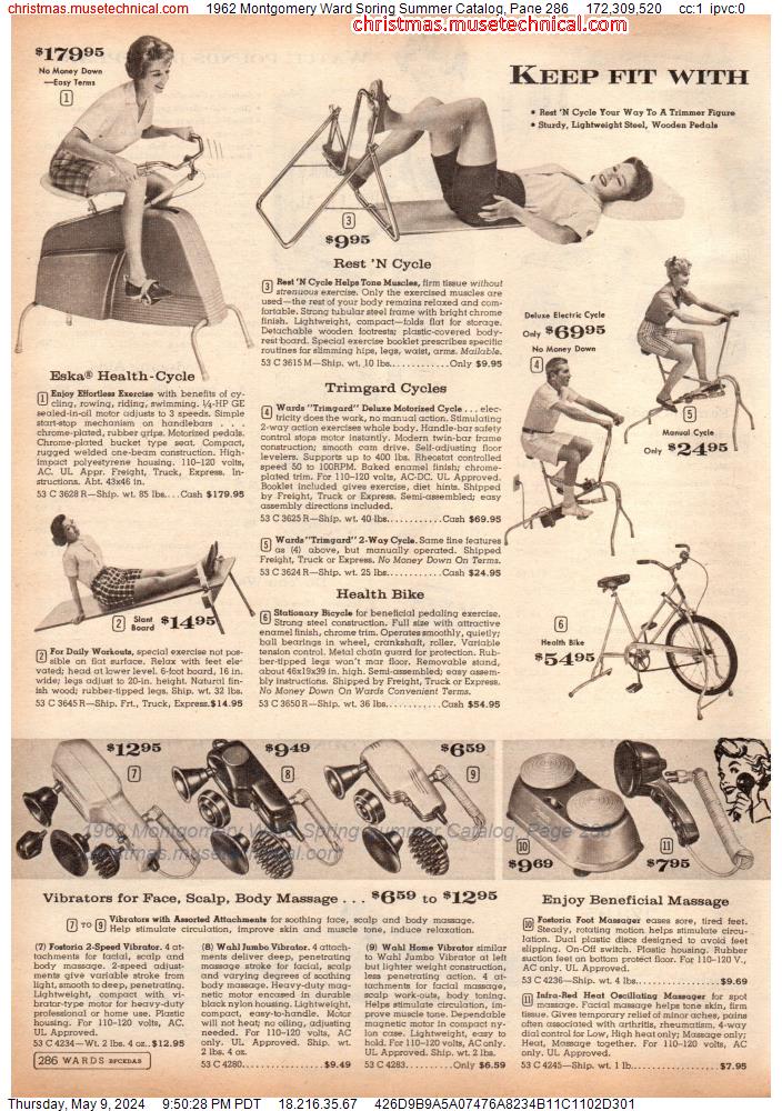 1962 Montgomery Ward Spring Summer Catalog, Page 286