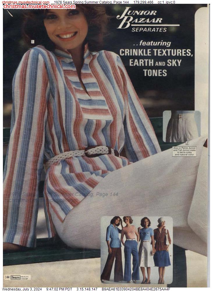1976 Sears Spring Summer Catalog, Page 144