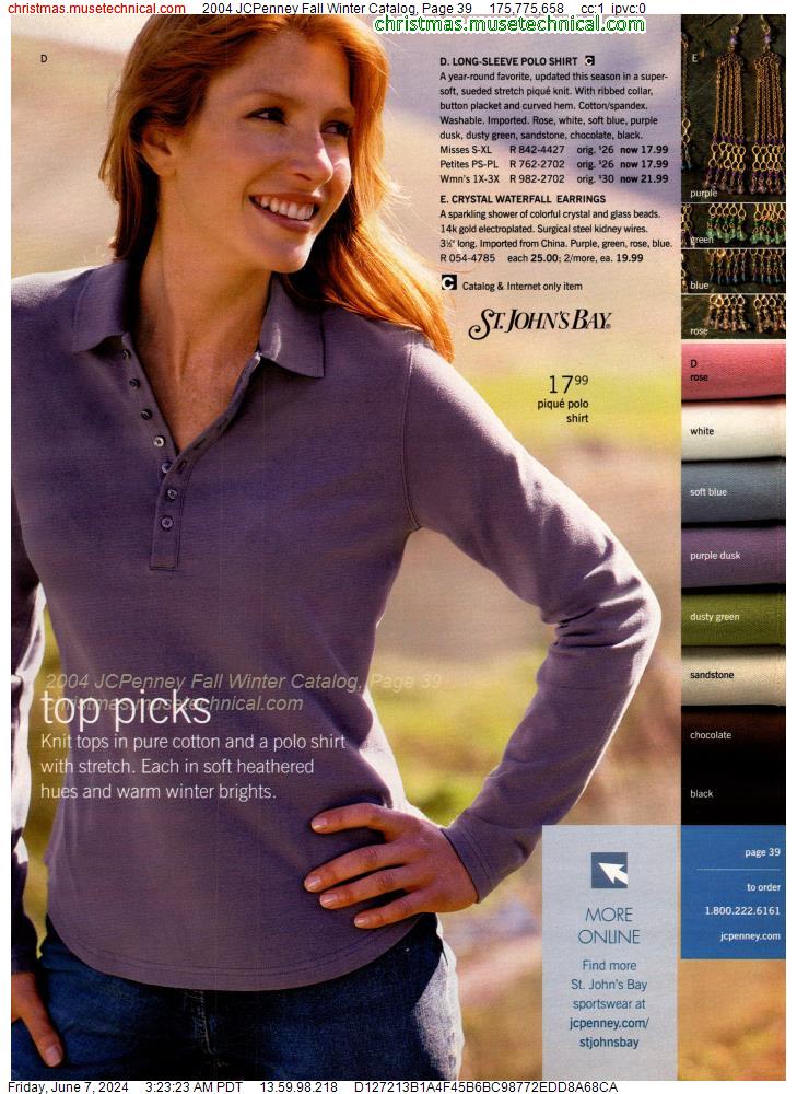 2004 JCPenney Fall Winter Catalog, Page 39