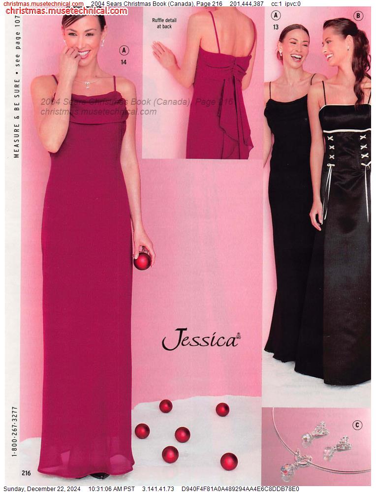 2004 Sears Christmas Book (Canada), Page 216