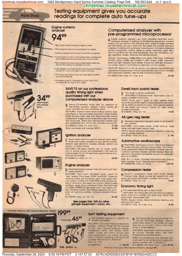 1982 Montgomery Ward Spring Summer Catalog, Page 546