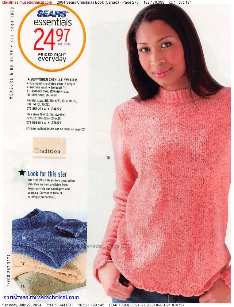 2004 Sears Christmas Book (Canada), Page 270