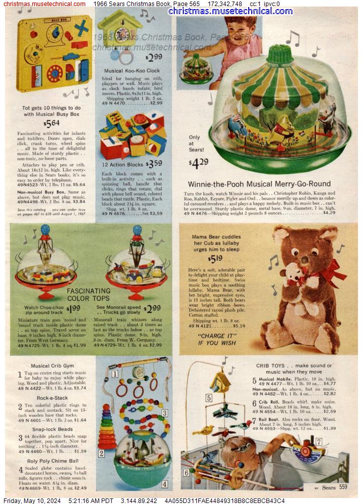 1966 Sears Christmas Book, Page 565