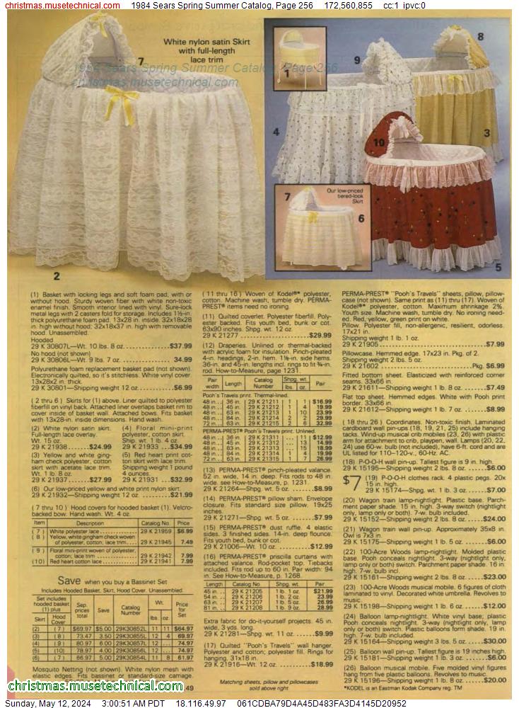 1984 Sears Spring Summer Catalog, Page 256