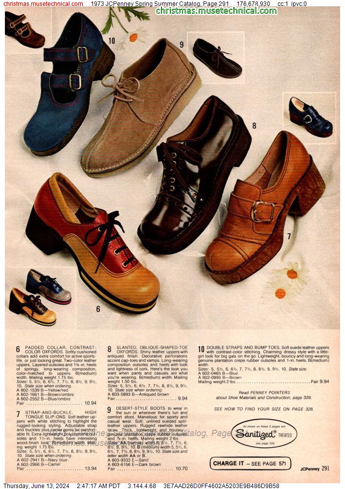 1973 JCPenney Spring Summer Catalog, Page 291