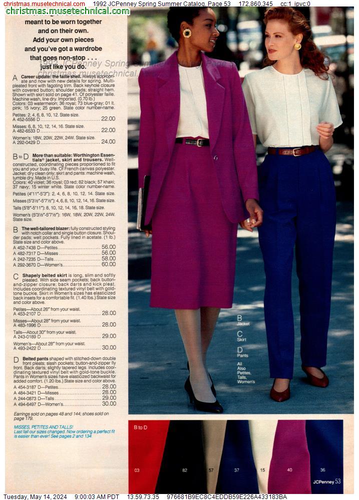 1992 JCPenney Spring Summer Catalog, Page 53