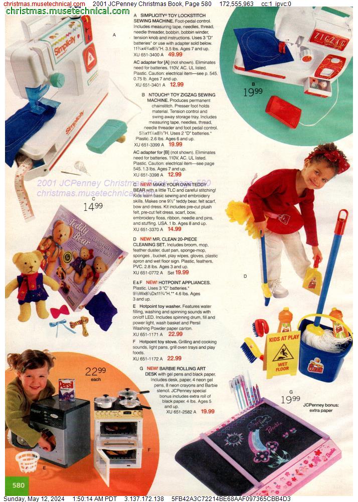 2001 JCPenney Christmas Book, Page 580