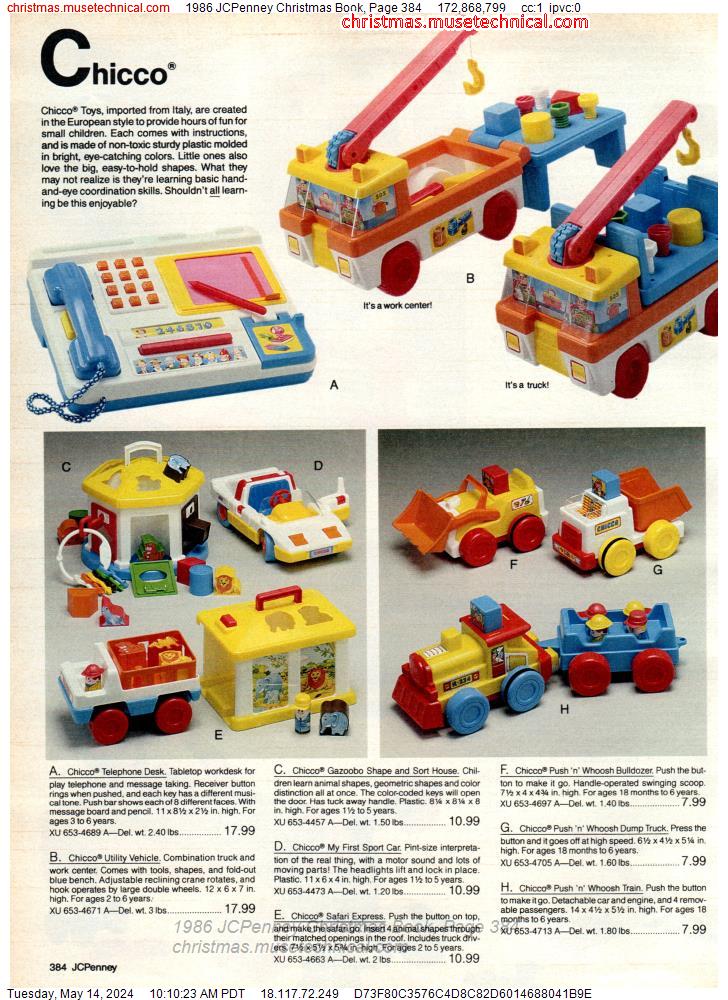 1986 JCPenney Christmas Book, Page 384