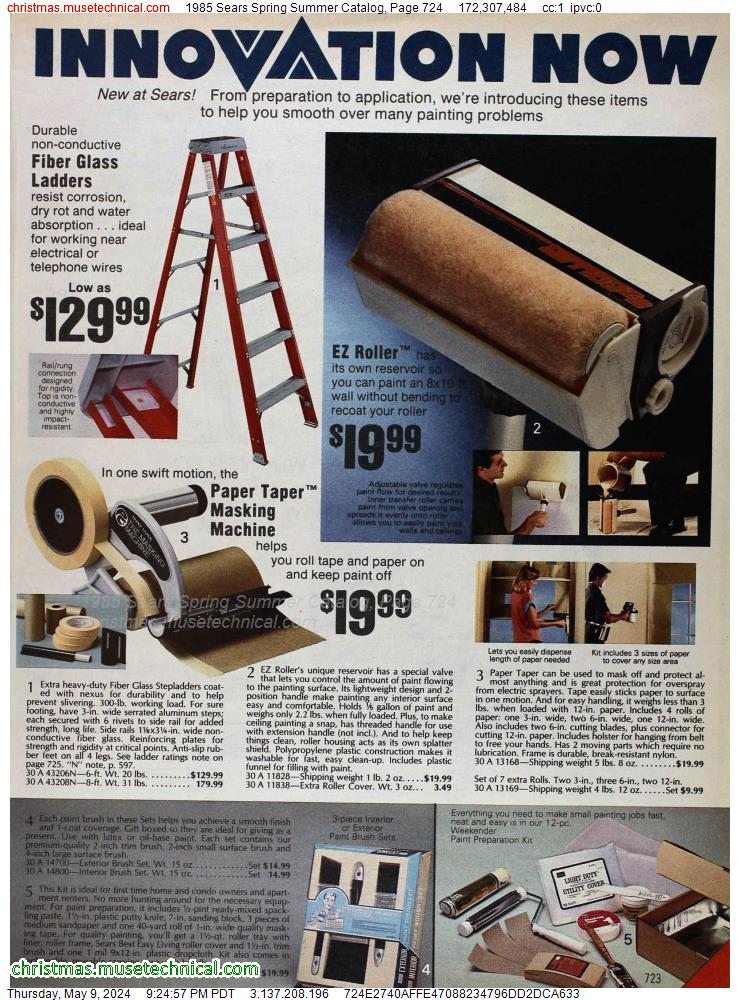 1985 Sears Spring Summer Catalog, Page 724