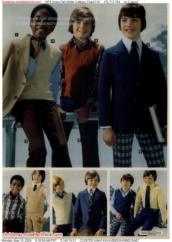 1979 Sears Fall Winter Catalog, Page 515