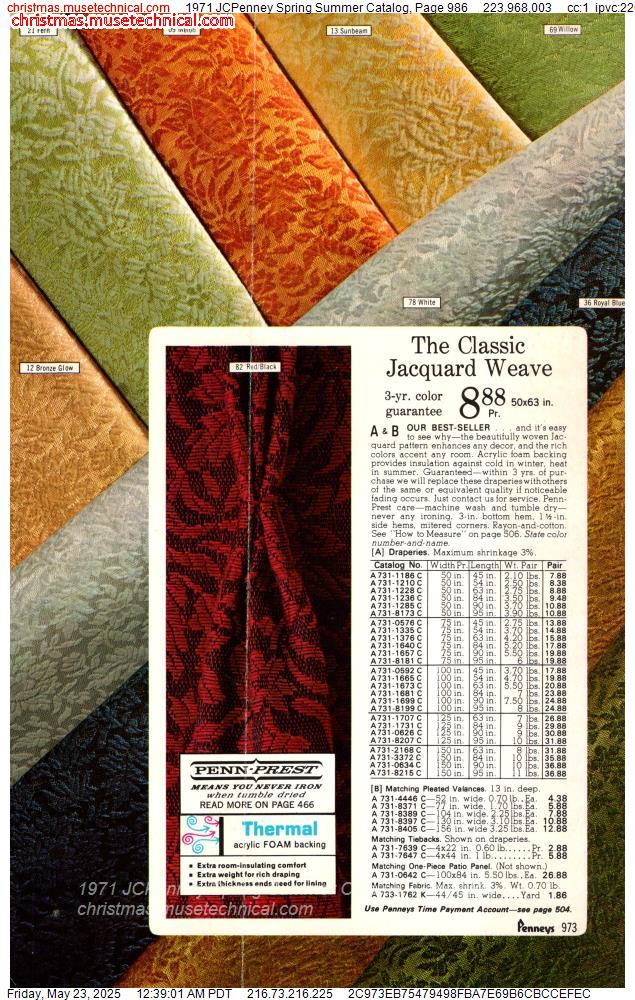 1971 JCPenney Spring Summer Catalog, Page 986