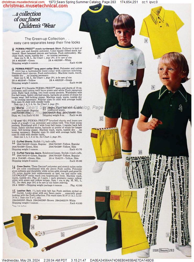 1973 Sears Spring Summer Catalog, Page 283