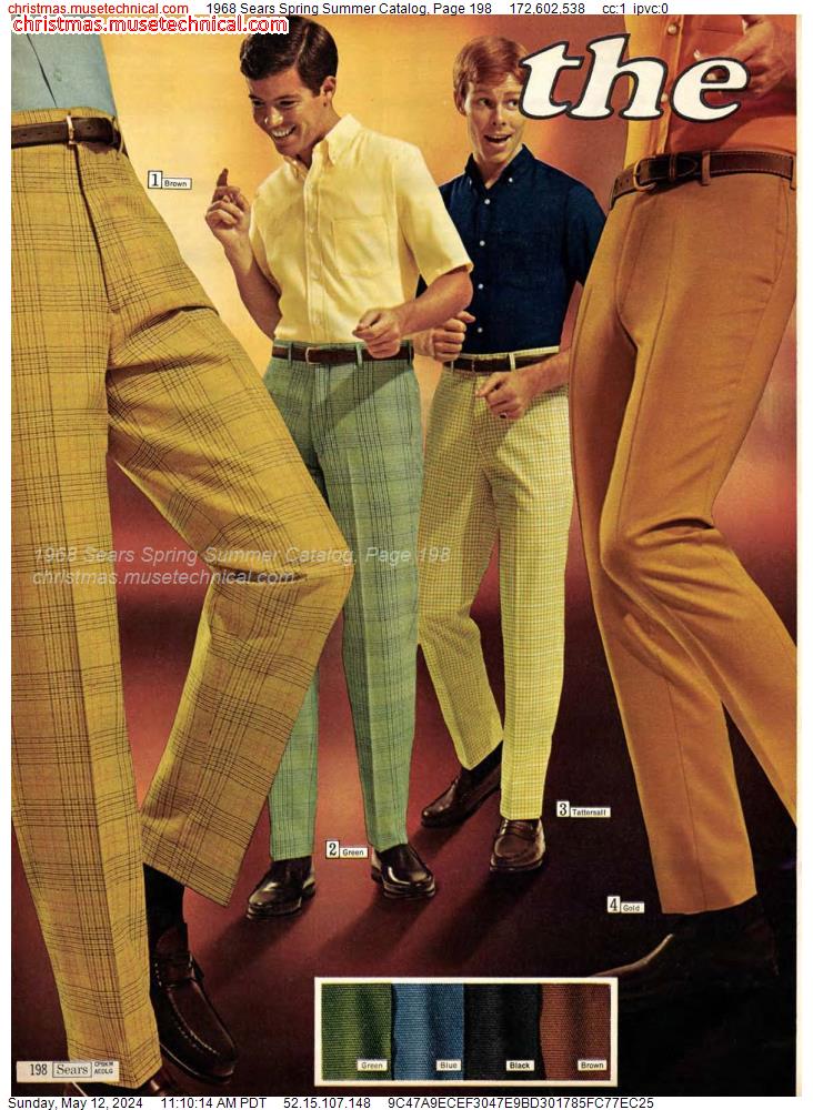 1968 Sears Spring Summer Catalog, Page 198