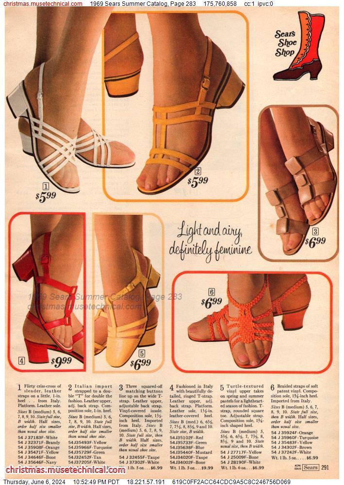1969 Sears Summer Catalog, Page 283