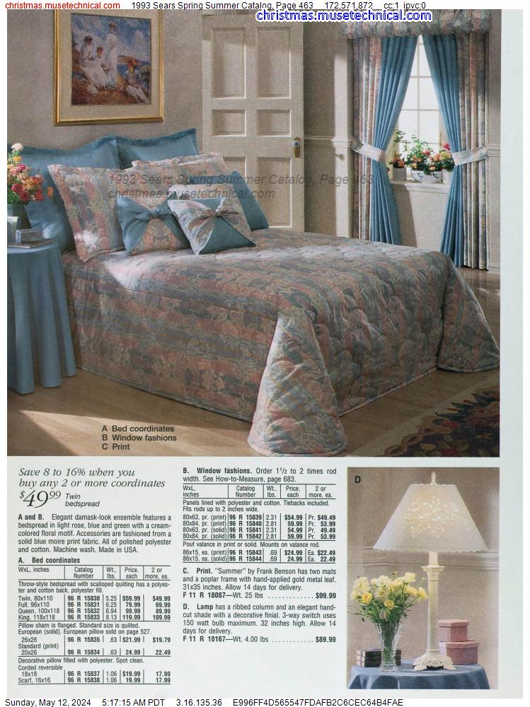1993 Sears Spring Summer Catalog, Page 463