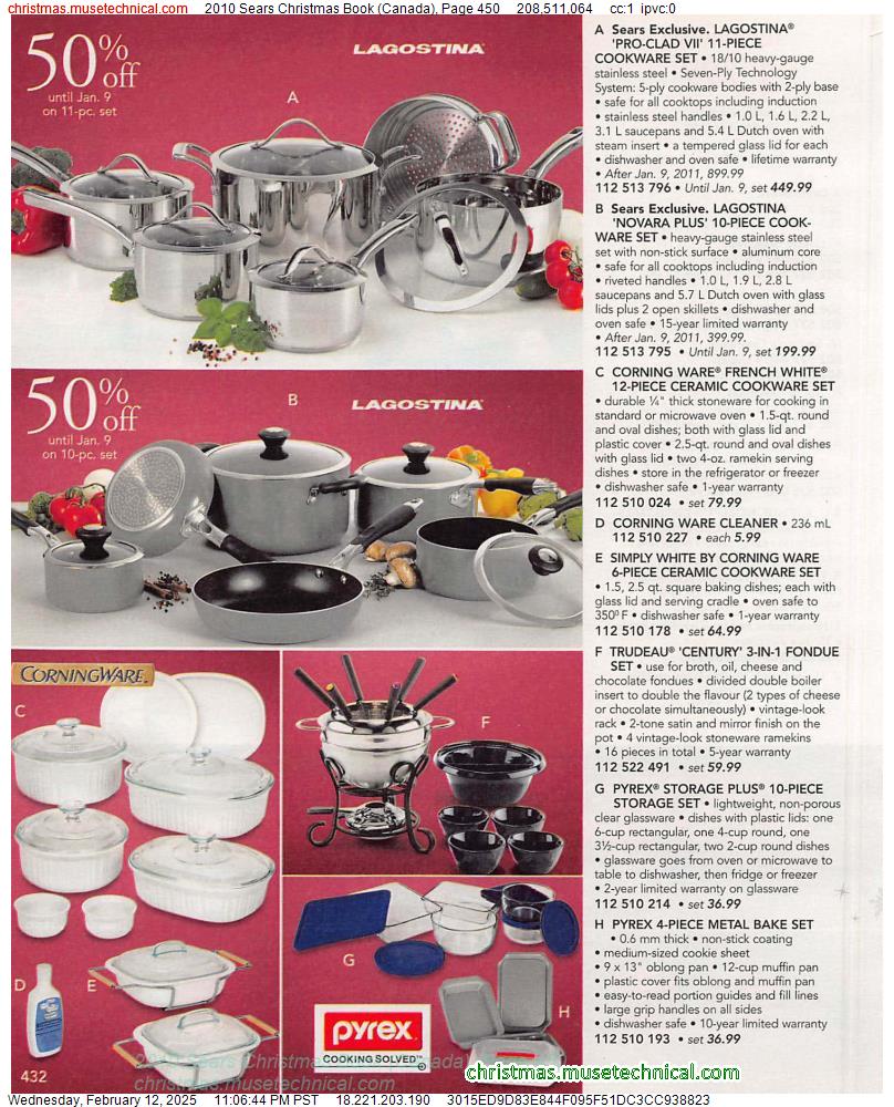 2010 Sears Christmas Book (Canada), Page 450