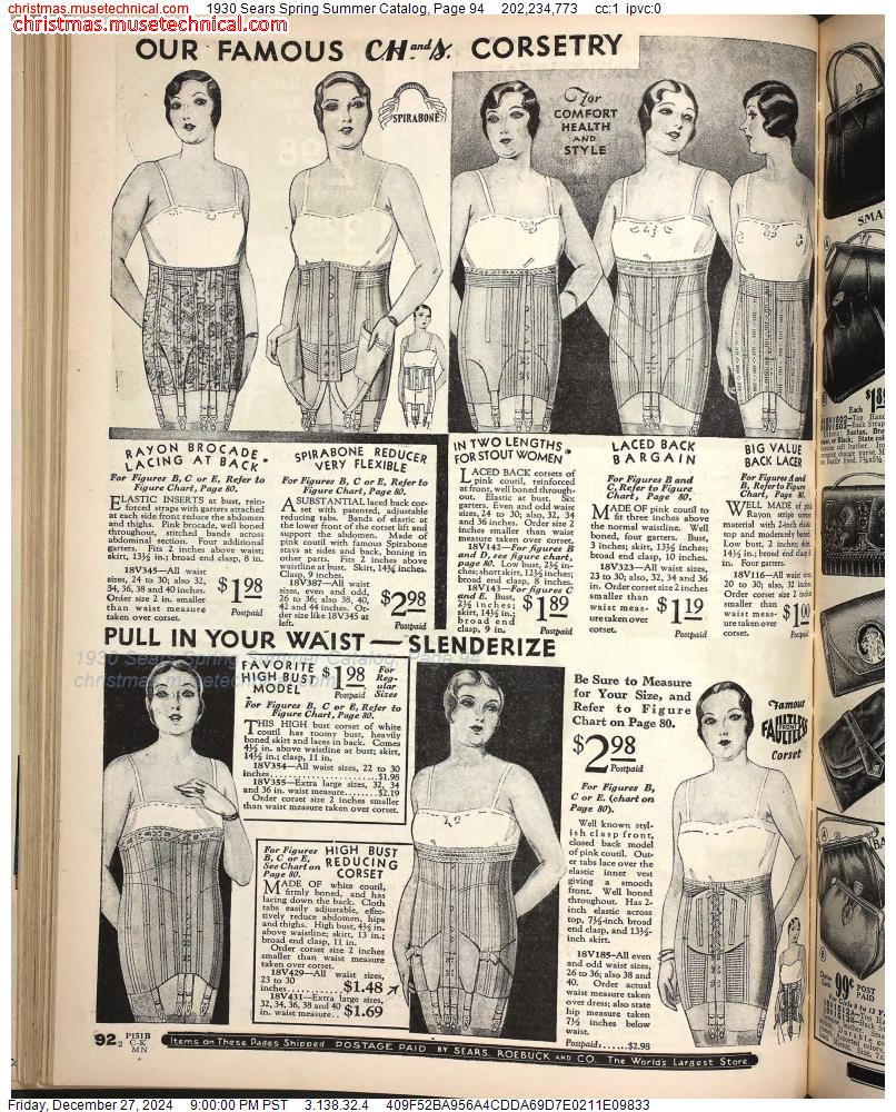 1930 Sears Spring Summer Catalog, Page 94