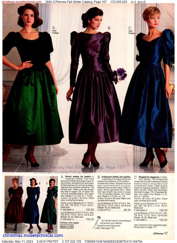 1990 JCPenney Fall Winter Catalog, Page 157