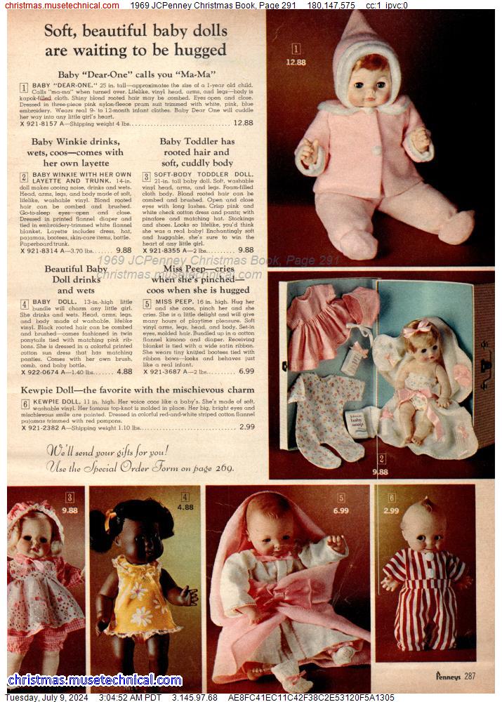 1969 JCPenney Christmas Book, Page 291