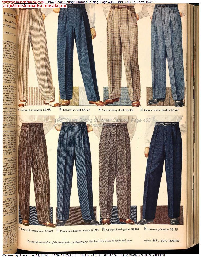 1947 Sears Spring Summer Catalog, Page 405