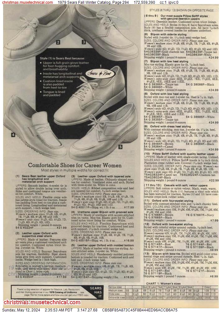 1979 Sears Fall Winter Catalog, Page 294