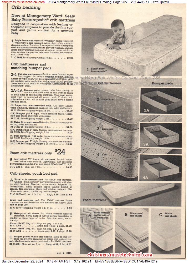 1984 Montgomery Ward Fall Winter Catalog, Page 285