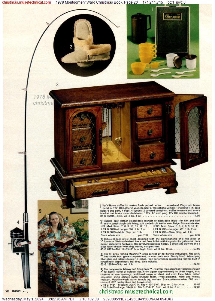 1978 Montgomery Ward Christmas Book, Page 20