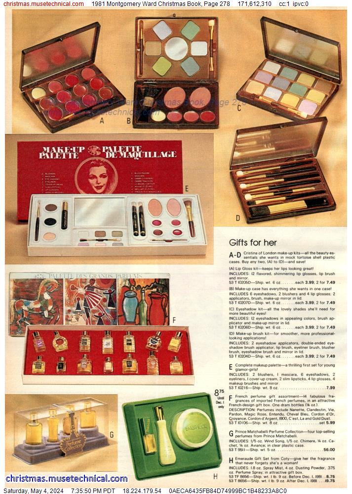 1981 Montgomery Ward Christmas Book, Page 278