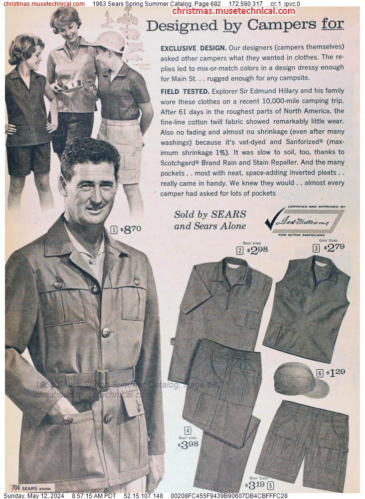 1963 Sears Spring Summer Catalog, Page 682