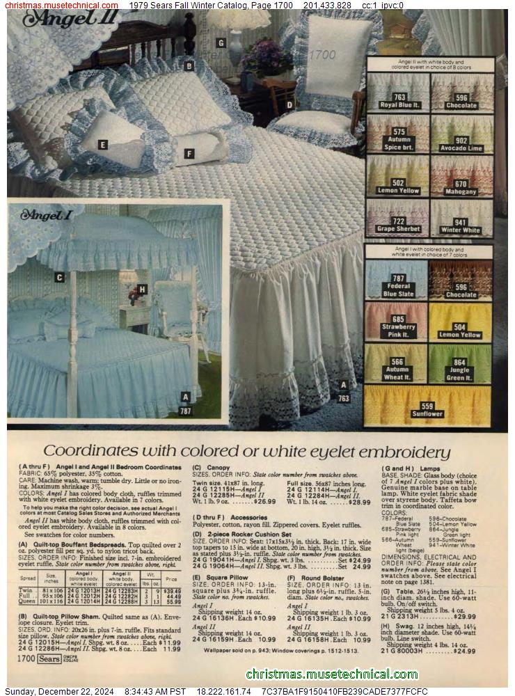 1979 Sears Fall Winter Catalog, Page 1700