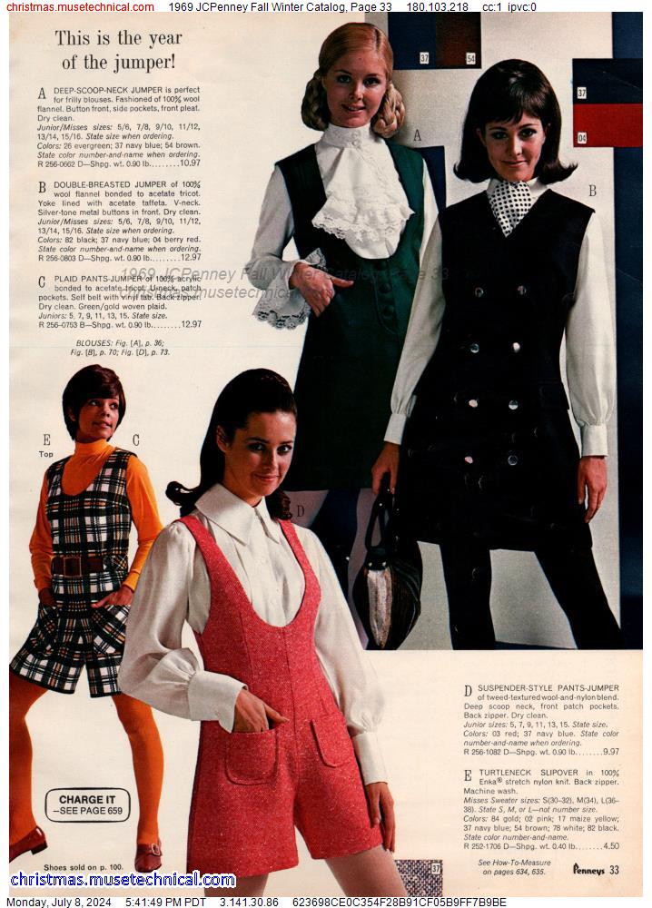 1969 JCPenney Fall Winter Catalog, Page 33