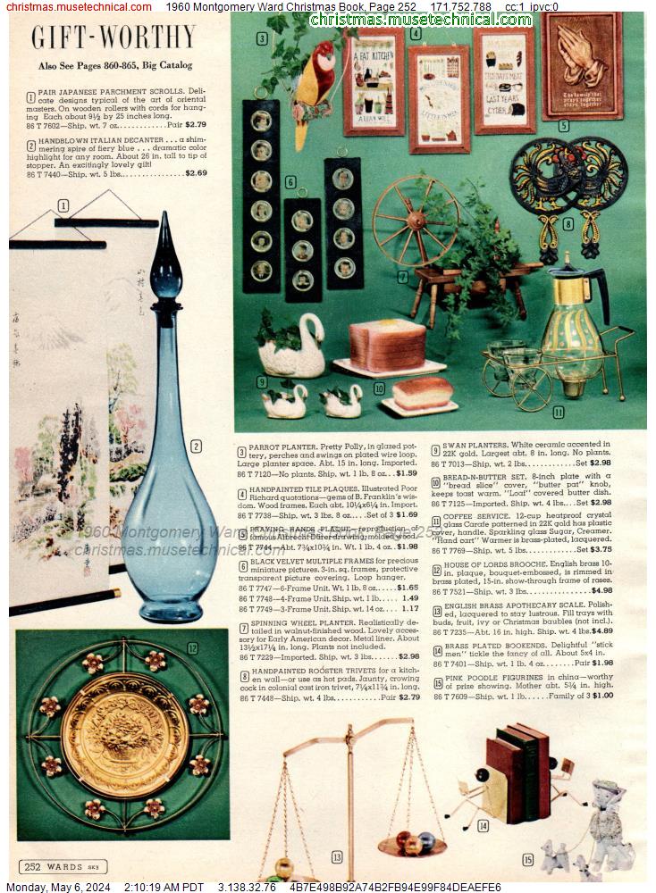 1960 Montgomery Ward Christmas Book, Page 252
