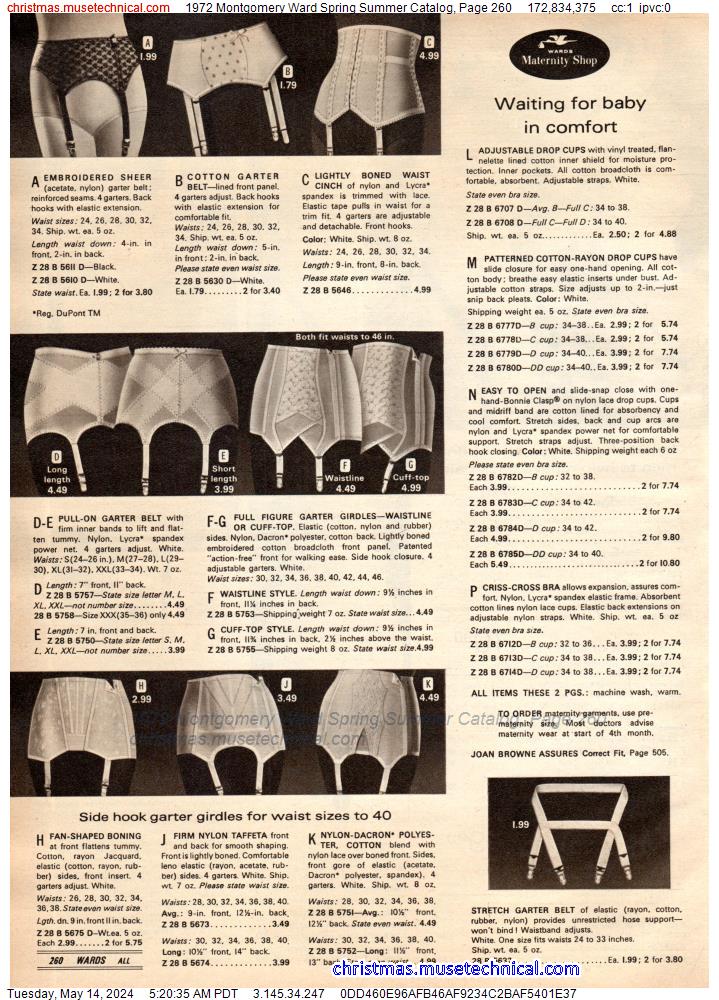 1972 Montgomery Ward Spring Summer Catalog, Page 260