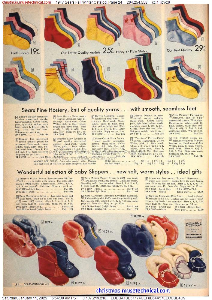 1947 Sears Fall Winter Catalog, Page 24