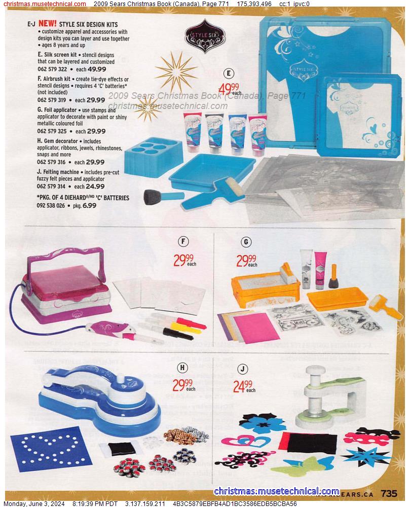 2009 Sears Christmas Book (Canada), Page 771