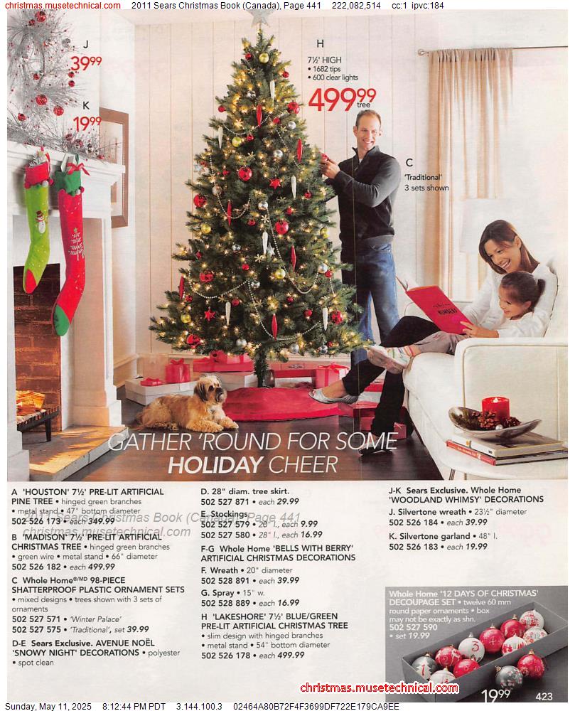 2011 Sears Christmas Book (Canada), Page 441