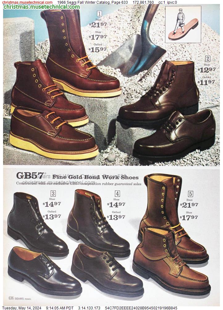 1966 Sears Fall Winter Catalog, Page 633