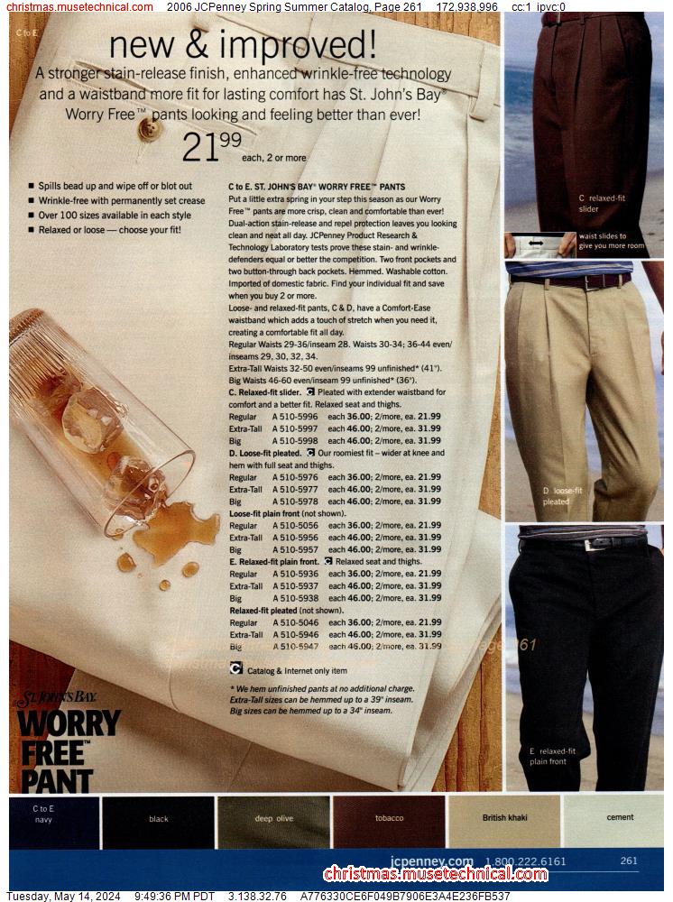 2006 JCPenney Spring Summer Catalog, Page 261