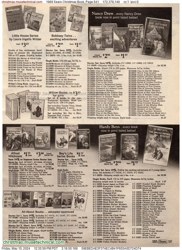 1969 Sears Christmas Book, Page 541