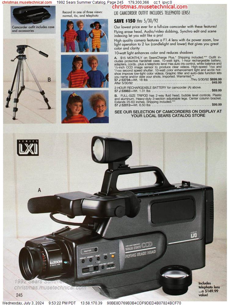 1992 Sears Summer Catalog, Page 245
