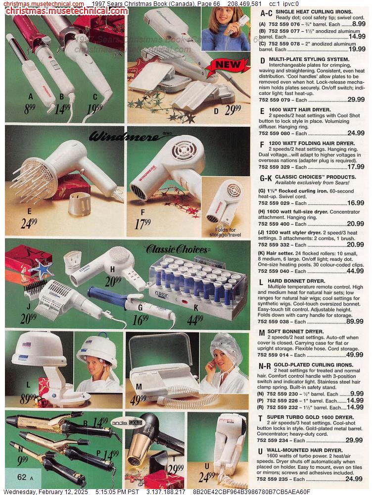 1997 Sears Christmas Book (Canada), Page 66