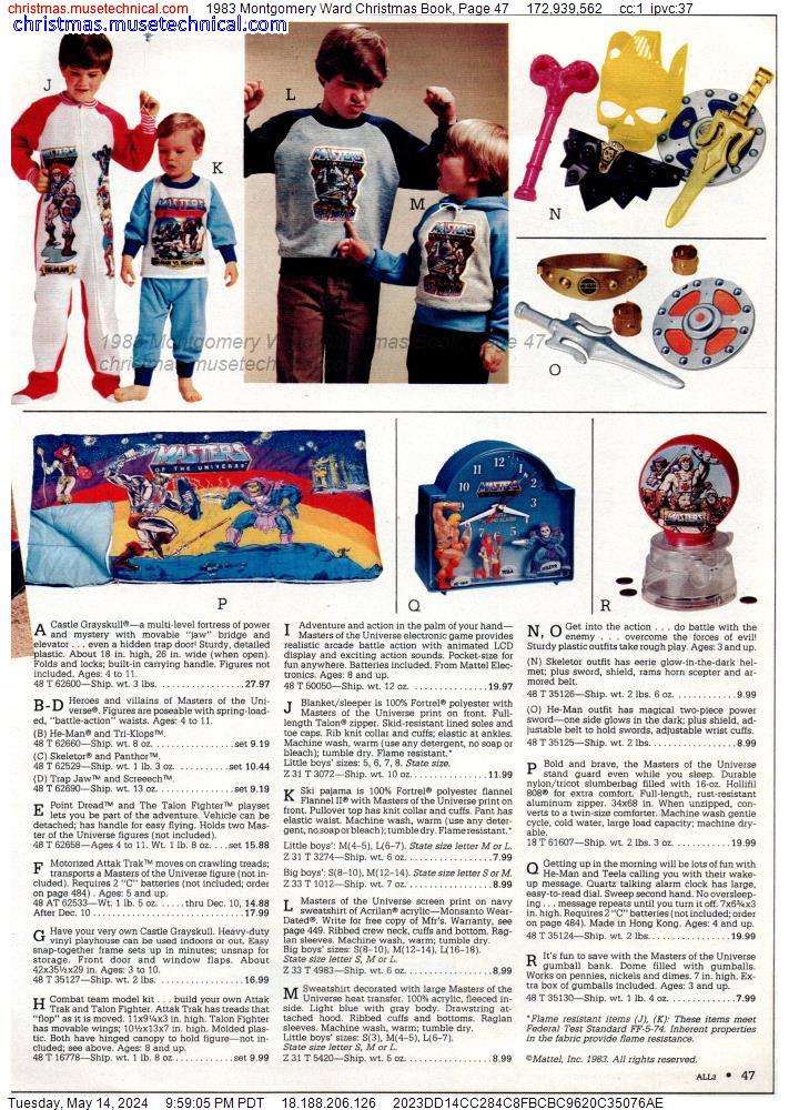 1983 Montgomery Ward Christmas Book, Page 47