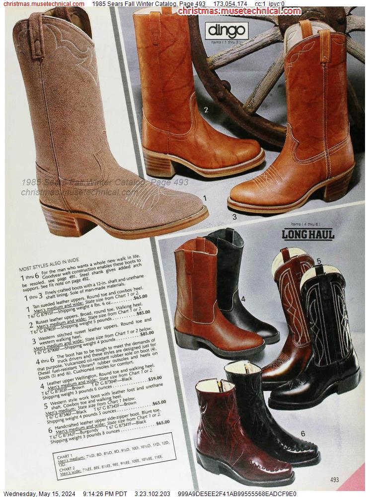 1985 Sears Fall Winter Catalog, Page 493