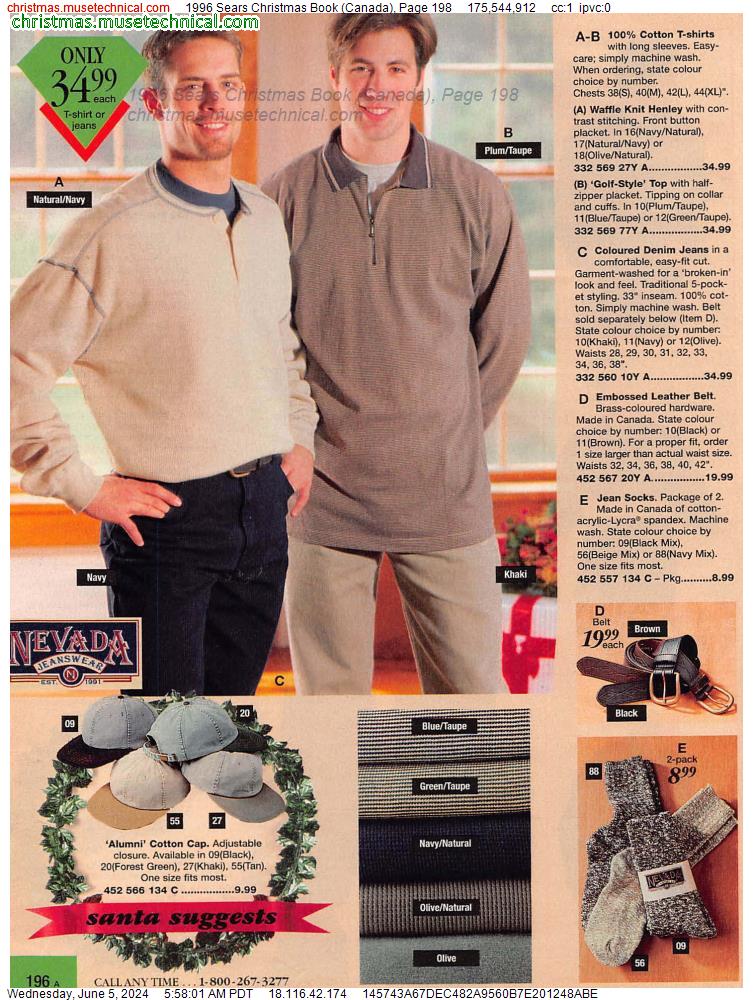 1996 Sears Christmas Book (Canada), Page 198