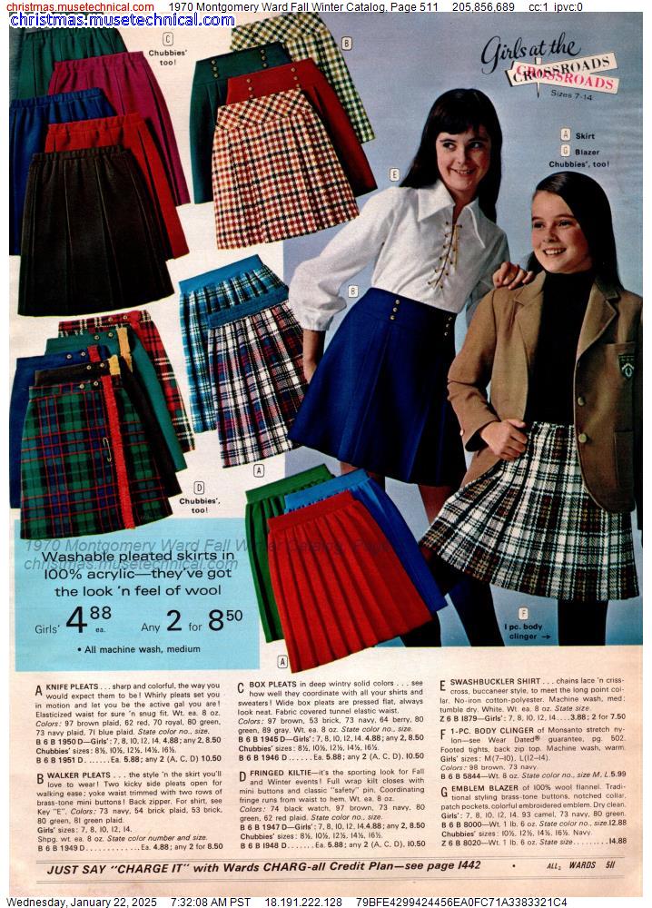 1970 Montgomery Ward Fall Winter Catalog, Page 511