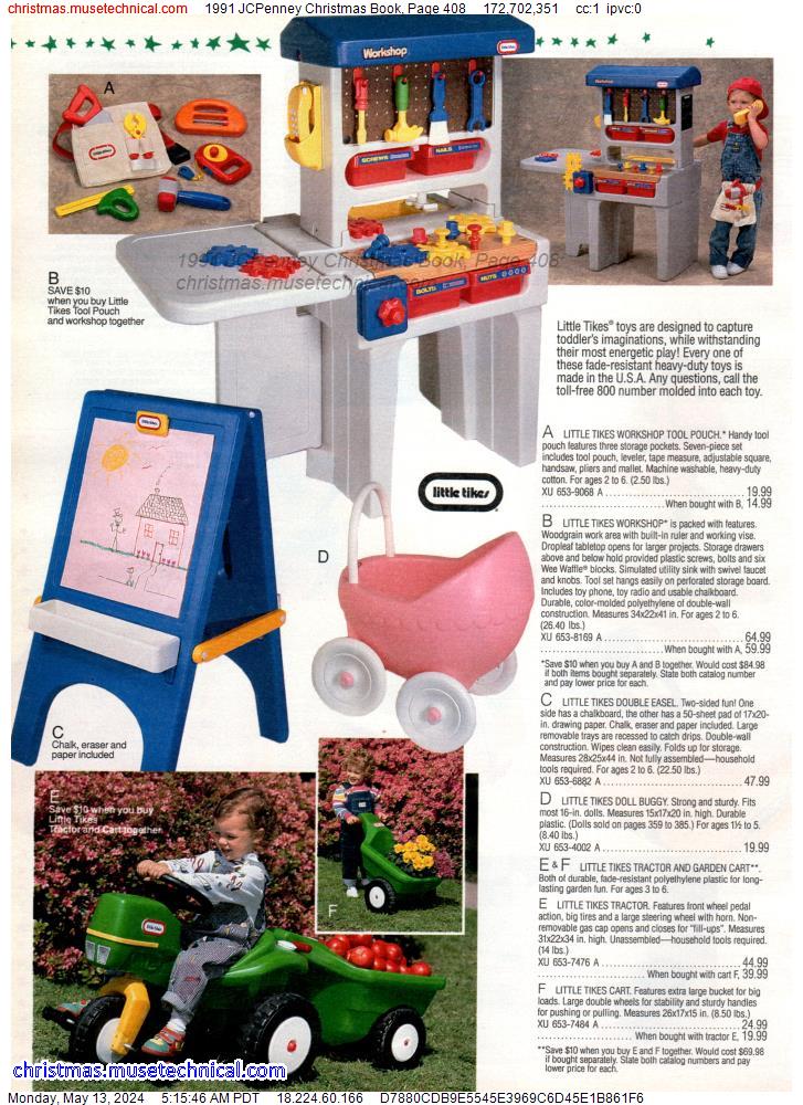 1991 JCPenney Christmas Book, Page 408