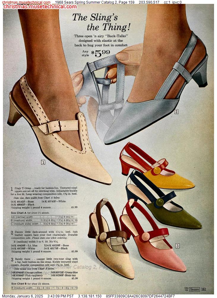 1968 Sears Spring Summer Catalog 2, Page 159